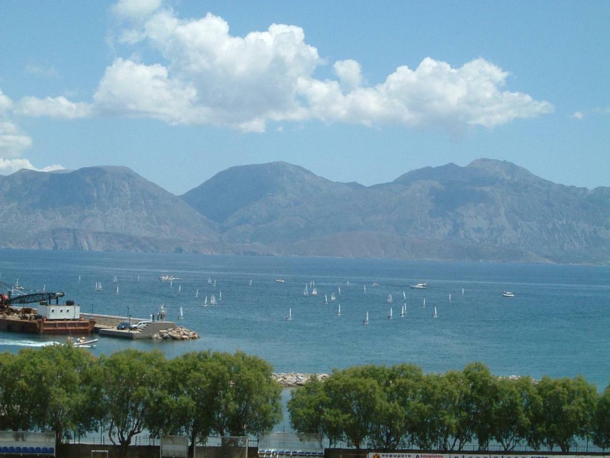 Stunning Seaview Town Apartment Agios Nikolaos  Luaran gambar